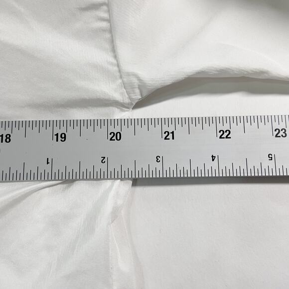 Zara S Womens Jewel Button Oversized Button Front Shirt Long Sleeve *flaw - Picture 10 of 11